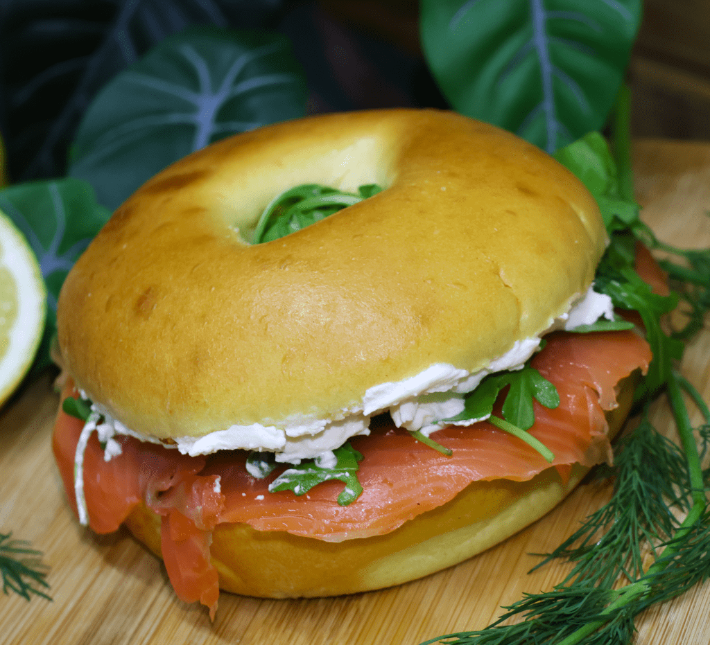 Bagel truite food truck landes